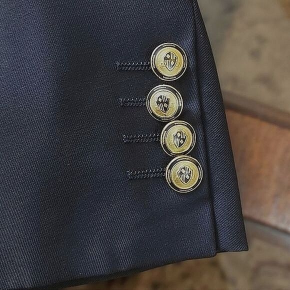 Vtg Jack Victor black Lanzawood SPJ Blazer - Picture 8 of 12